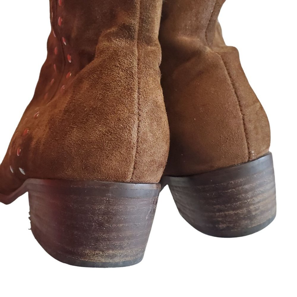 Gabor Suede  Zipper Ankle Boots - Picture 4 of 10